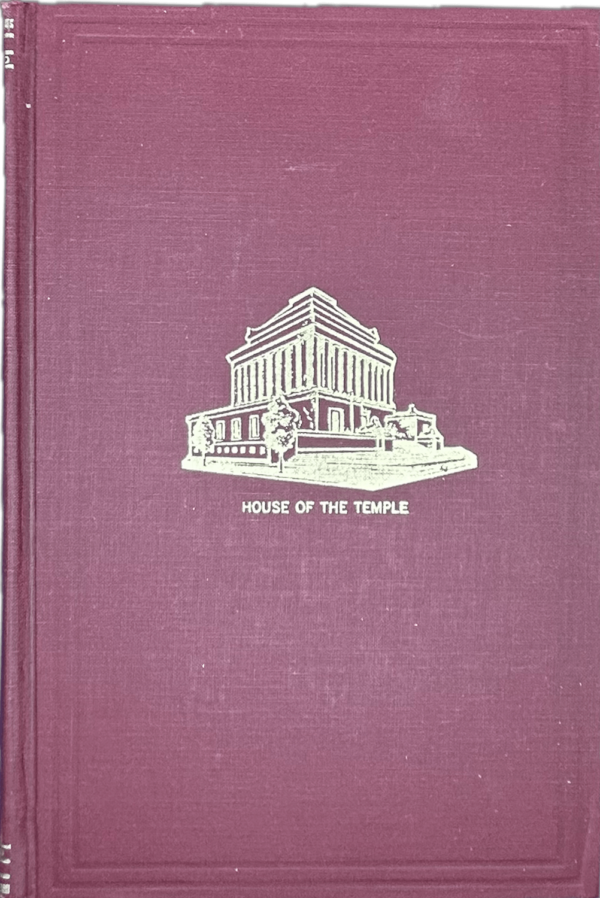 Morals and Dogma: Ancient and Accepted Scottish Rite of Freemasonry.